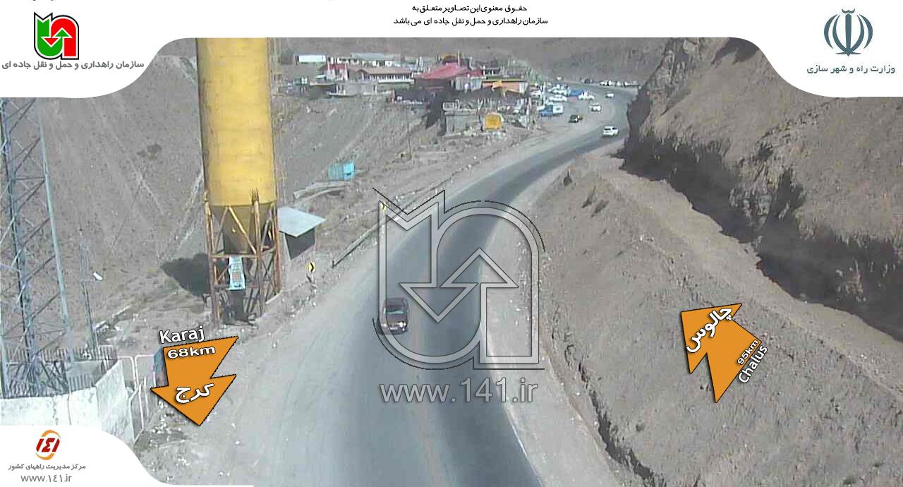 حرکت کند خودروها در محدود آدران تا سد کرج/ سایر مقاطع چالوس باز است+تصاویر