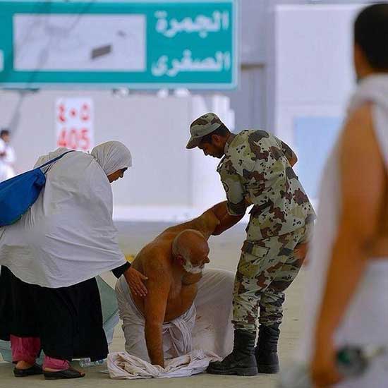 ماموران سعودی مهربان شدند!+ تصاویر