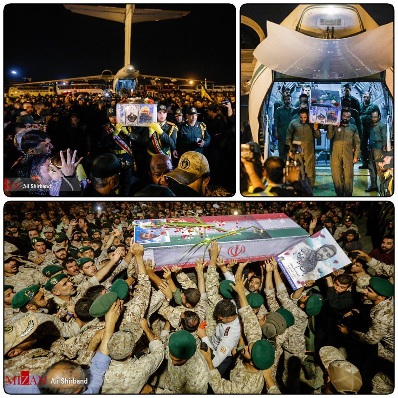 بازگشت پیکر مطهر شهید محسن حججی به تهران/ حضور فرماندهان ارشپ سپاه در مراسم استقبال + تصاوبر بازگشت پیکر مطهر شهید محسن حججی به تهران/ حضور فرماندهان ارشپ سپاه در مراسم استقبال + تصاوبر