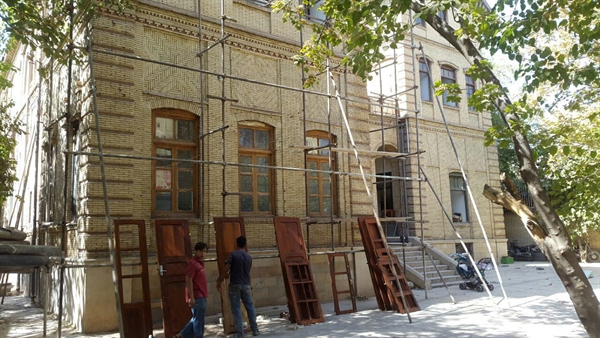 باغ قاجاری منشی‌باشی شیراز در دست مرمت