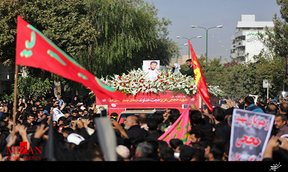 اولین تصاویر هوایی در تشییع پیکر شهید حججی + فیلم اولین تصاویر هوایی در تشییع پیکر شهید حججی + فیلم