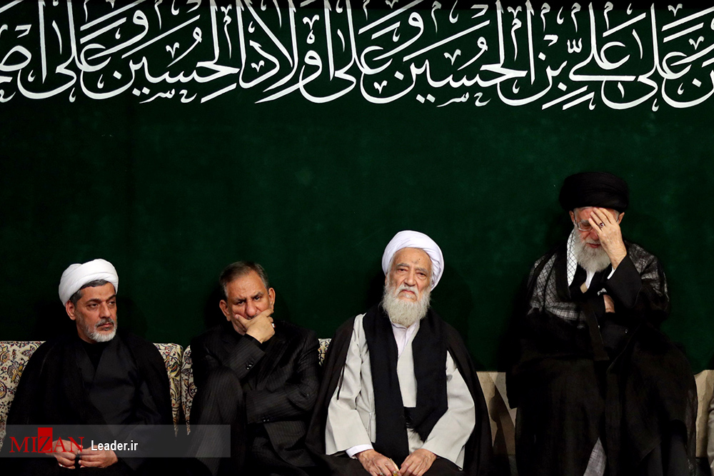 مراسم عزاداری شب تاسوعای حسینی با حضور رهبر معظم انقلاب برگزار شد