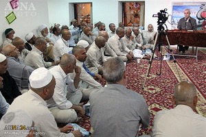 مراسم همدردی و تفقد از کاروان‌های جان‌باختگان حادثه منا در مکه