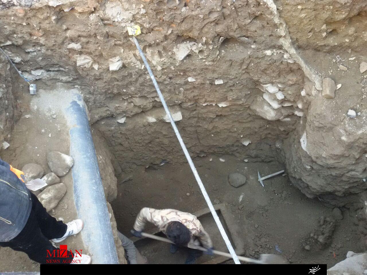 کشف تابوت سنگی مربوط به دوره اشکانیان در همدان