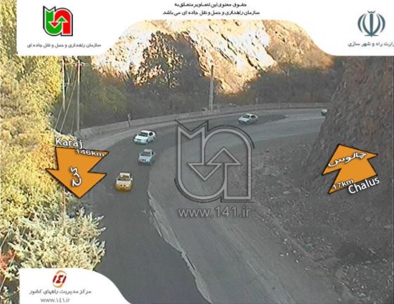 حرکت روان خودروها در مسیر چالوس+ تصاویر حرکت روان خودروها در مسیر چالوس+ تصاویر