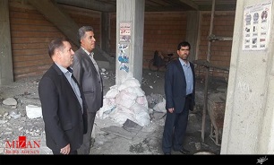 بازید ریاست محترم دادگستری شهرستان سلماس، از ساختمان جدید الاحداث (خانه‌های سازمانی) این حوزه قضائی