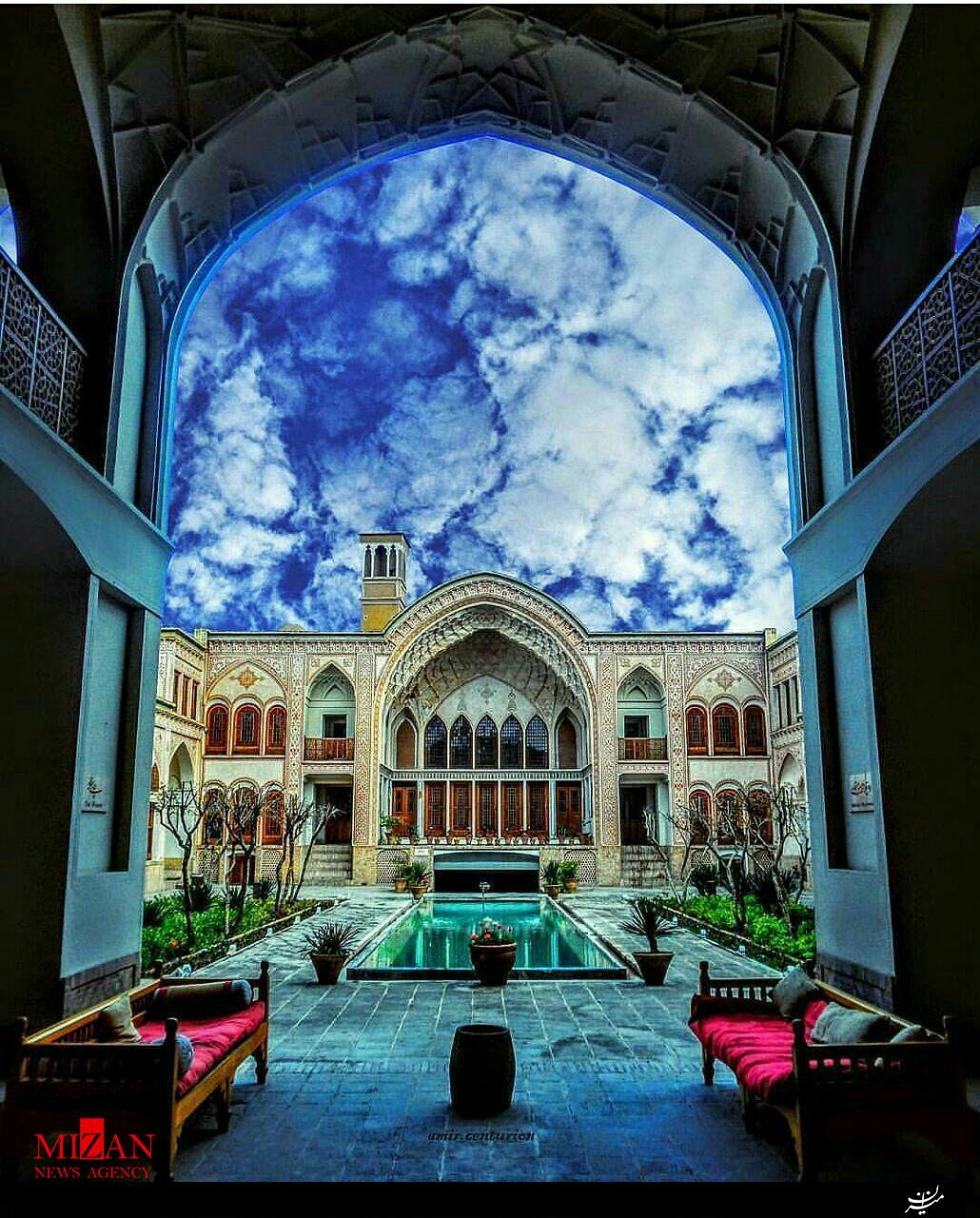 خانه عامری ها در کاشان+عکس