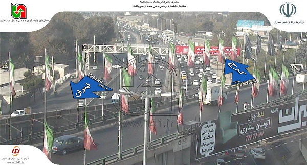 ترافیک سنگین در آزادراه تهران ـ کرج
