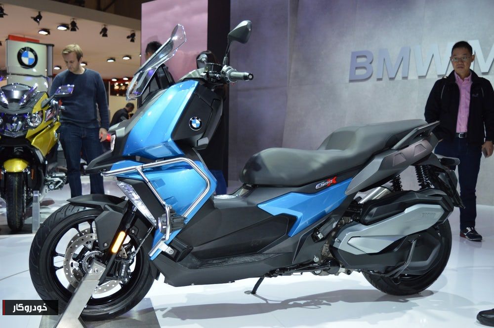 رونمایی از جدیدترین موتورسیکلت اسکوتر BMW در میلان + تصاویر