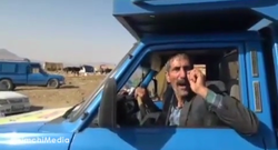 سیلی محکم راننده نیسان زلزله‌زده بر دهان ضد انقلاب ها!
