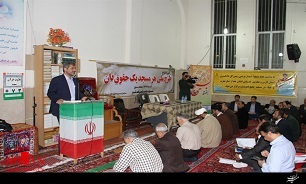 دیدار مردمی رئیس کل دادگستری استان فارس در مسجد جامع قصردشت شیراز