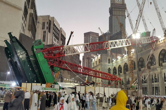 از عربستان چه خبر؟/بازجویی از 9 مظنون حادثه سقوط بالابر در مسجدالحرام آغاز شد