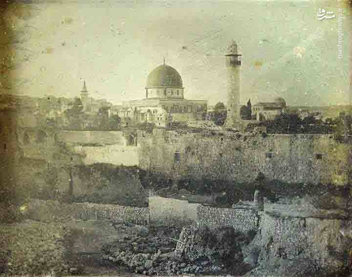نخستین عکس ثبت شده از بیت المقدس