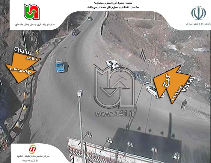 حرکت روان خودروها در جاده چالوس+تصاویر حرکت روان خودروها در جاده چالوس+تصاویر