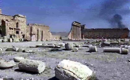 داعش طاق نصرت شهر تاریخی تدمر را منفجر کرد