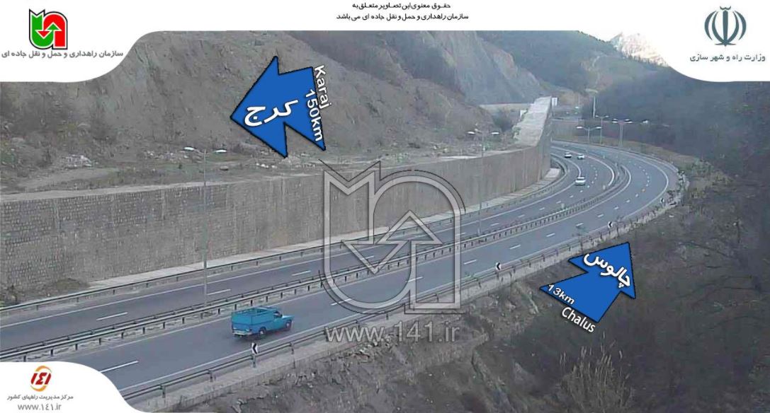 حرکت روان خودروها در مسیر چالوس+ تصاویر حرکت روان خودروها در مسیر چالوس+ تصاویر