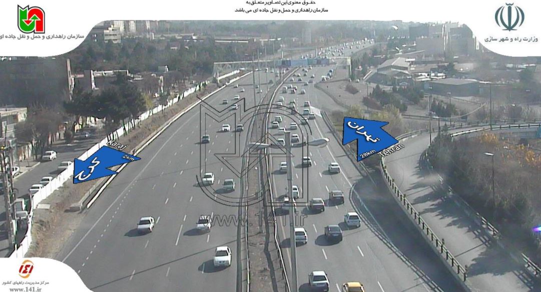 حرکت روان خودروها در مسیر چالوس+ تصاویر حرکت روان خودروها در مسیر چالوس+ تصاویر
