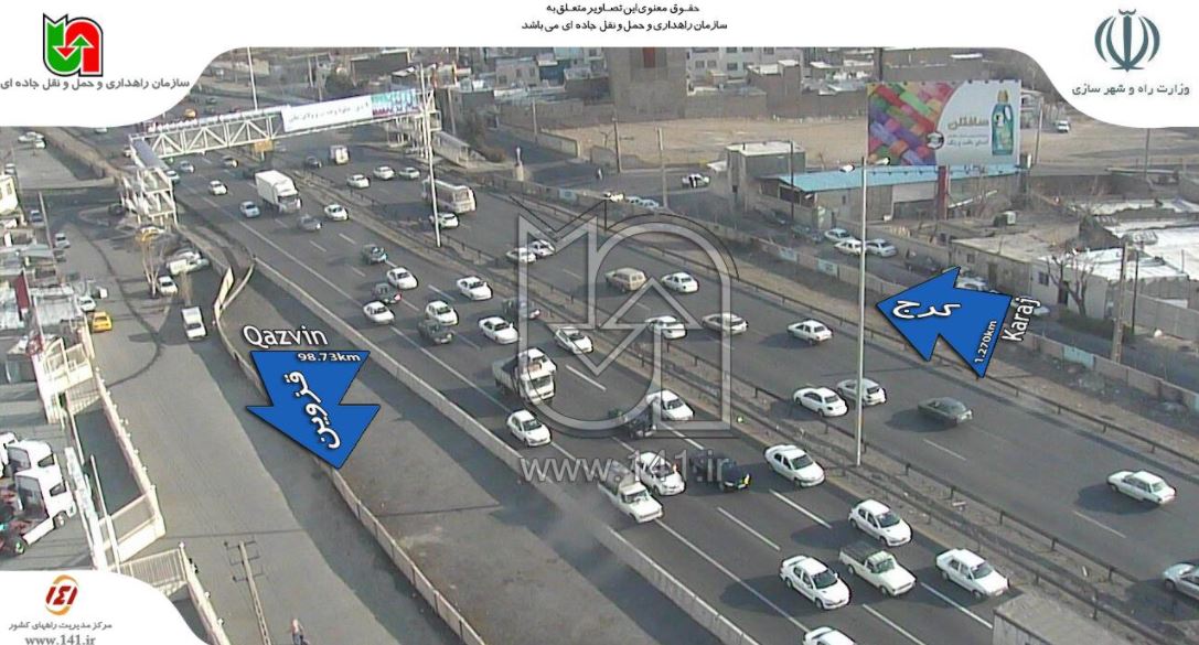 ترافیک پرحجم در خروجیهای تهران + تصاویر ترافیک پرحجم در خروجیهای تهران + تصاویر