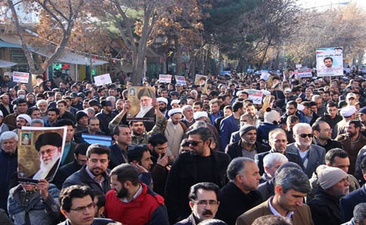 امروز مردم سراسر کشور علیه آشوبگران یک صدا شدند