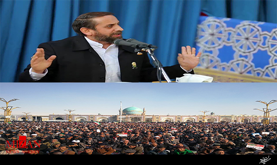 شعر خوانی احمد واعظی در صحن جامع رضوی شعر خوانی احمد واعظی در صحن جامع رضوی + فیلم