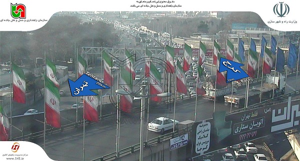 ترافیک نیمه سنگین در آزاد راه کرج- تهران پل کلاک+ تصاویر ترافیک نیمه سنگین در آزاد راه کرج- تهران پل کلاک+ تصاویر