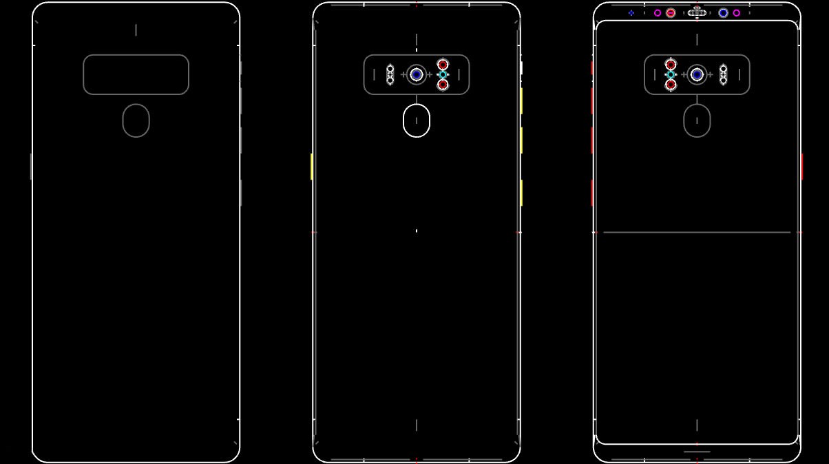 انتشار تصاویری شماتیک از Samsung Galaxy Note 9