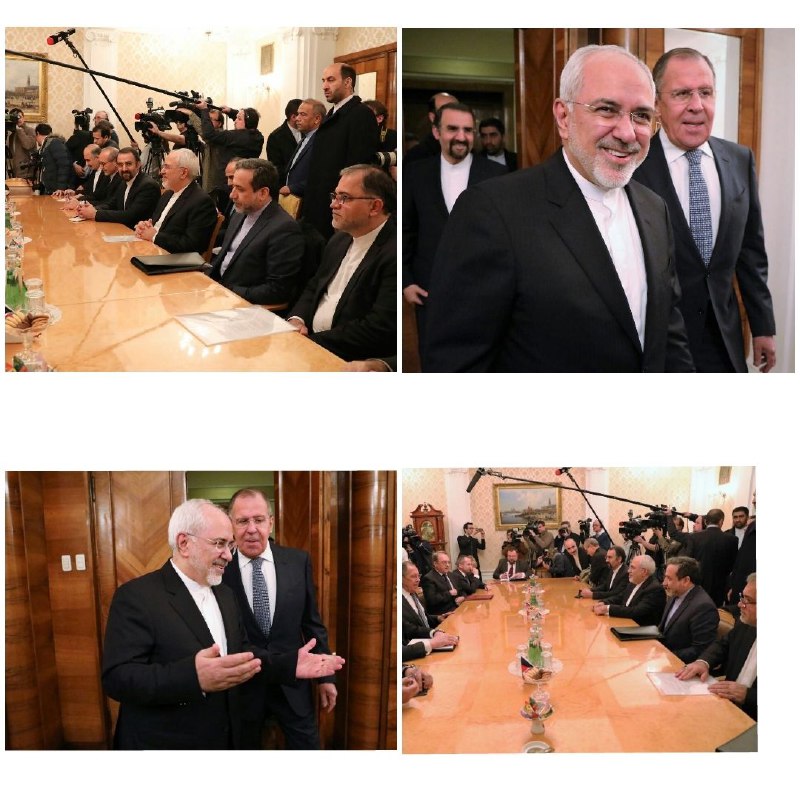 ظریف و لاوروف در مسکو دیدار کردند