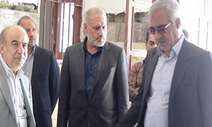 بازدید معاون نظارت و بازرسی سازمان قضایی نیروهای مسلح از زندان در دست احداث نظامیان اصفهان