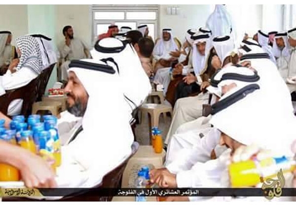 بیعت خونین شیوخ خائن عراقی با داعش