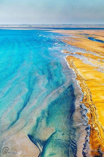 جزیره ایرانی در دریای خزر+عکس