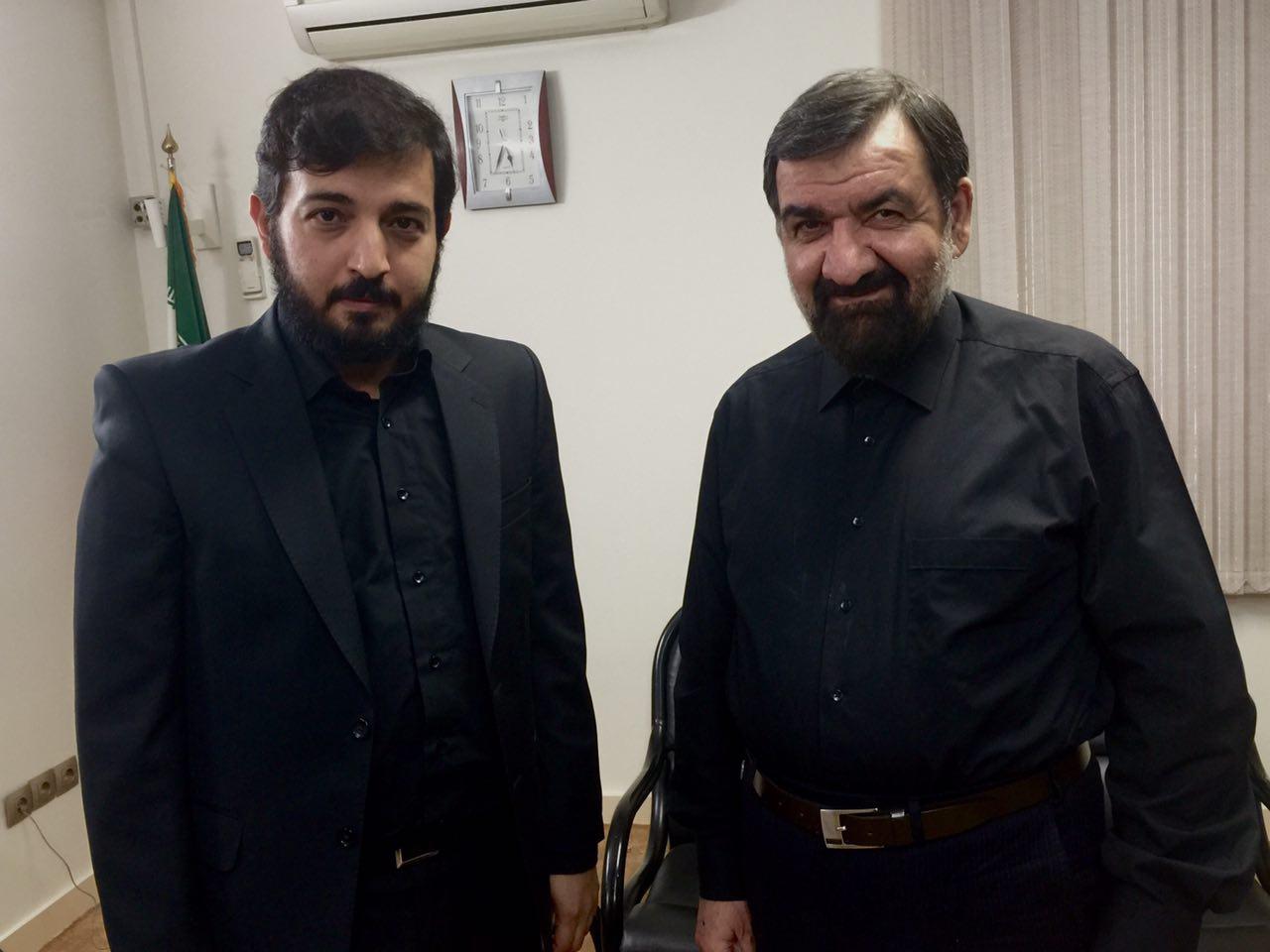 محسن رضایی و حامد شیخی