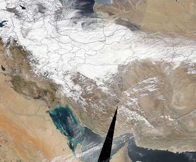 ایران سپیدپوش از نگاه دوربین ناسا ایران سپیدپوش از نگاه دوربین ناسا
