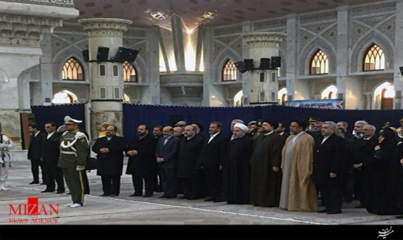 تجدید میثاق رئیس‌جمهور با بنیانگذار کبیر انقلاب اسلامی + فیلم