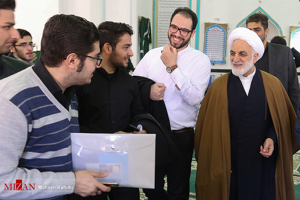 نشست معاون اول دستگاه قضا با اتحادیه انجمن‌های اسلامی دانشجویان کشور در مشهد + فیلم و تصاویر
