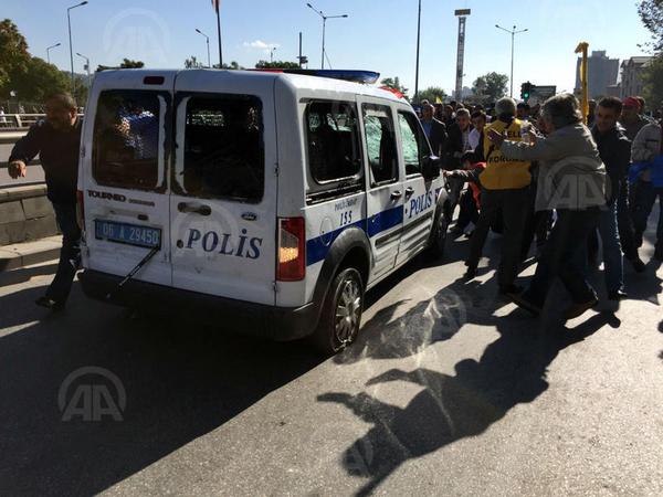 وقوع 2 انفجار شدید در ایستگاه قطار شهری آنکارا/چندین نفر کشته و زخمی شدند+عکس وقوع 2 انفجار شدید در ایستگاه قطار شهری آنکارا/چندین نفر کشته و زخمی شدند+عکس