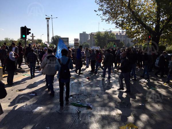 وقوع 2 انفجار شدید در ایستگاه قطار شهری آنکارا/چندین نفر کشته و زخمی شدند+عکس وقوع 2 انفجار شدید در ایستگاه قطار شهری آنکارا/چندین نفر کشته و زخمی شدند+عکس