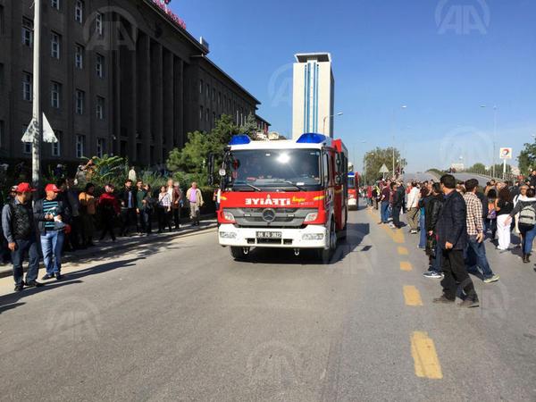 وقوع 2 انفجار شدید در ایستگاه قطار شهری آنکارا/چندین نفر کشته و زخمی شدند+عکس وقوع 2 انفجار شدید در ایستگاه قطار شهری آنکارا/چندین نفر کشته و زخمی شدند+عکس