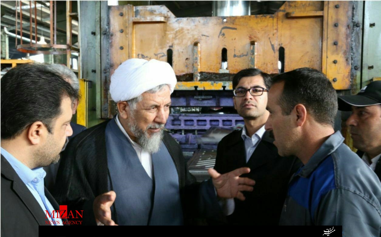 بازدید مدیران قضایی استان قزوین و شهرستان البرز از واحد های صنعتی شهرستان البرز