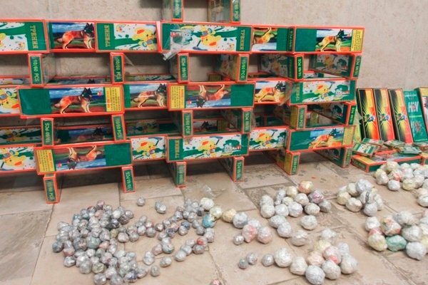 کشف بیش از یک میلیون و600 هزار مواد محترقه در کرمانشاه