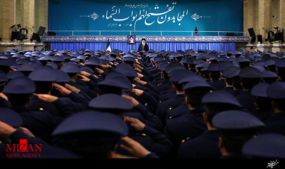 بیانات رهبر انقلاب در جمع فرماندهان نیروی هوایی ارتش + صوت