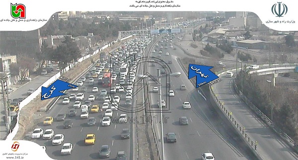 ترافیک نیمه سنگین در آزادراه کرج تا تهران+تصاویر ترافیک نیمه سنگین در آزادراه کرج تا تهران+تصاویر