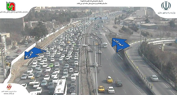 ترافیک نیمه سنگین در آزادراه کرج تا تهران+تصاویر ترافیک نیمه سنگین در آزادراه کرج تا تهران+تصاویر