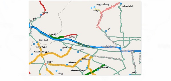 ترافیک نیمه سنگین در آزادراه کرج تا تهران+تصاویر ترافیک نیمه سنگین در آزادراه کرج تا تهران+تصاویر