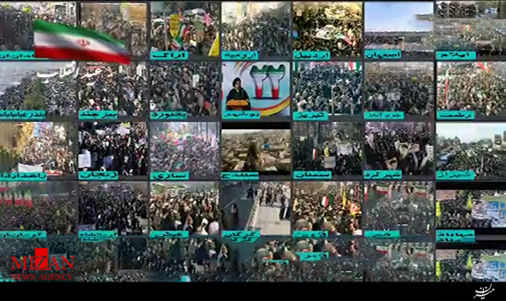 حماسه تماشایی ملت ایران در سی نهمین سالگرد پیروزی انقلاب + فیلم حماسه تماشایی ملت ایران در سی نهمین سالگرد پیروزی انقلاب + فیلم
