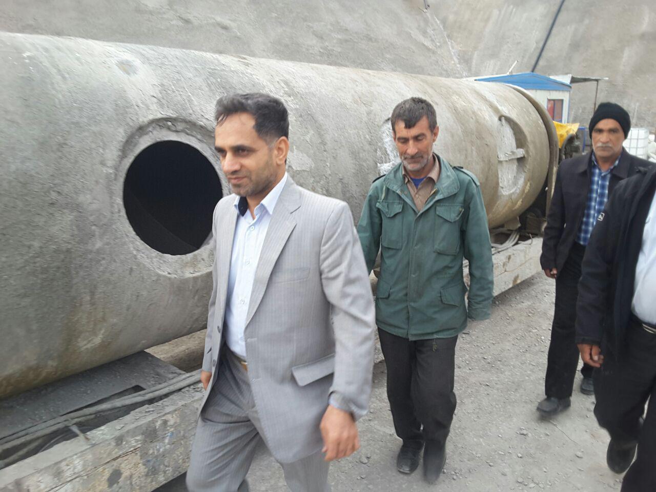 بازدید رئیس کل دادگستری و دادستان مركز استان کرمان از پروژه انتقال آب + عکس