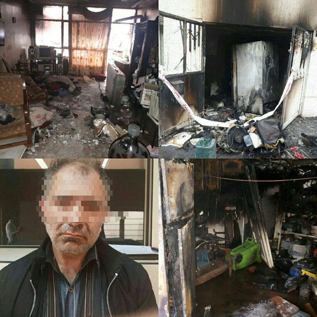 مرگ پیرزن 75 ساله به علت سوختن نایلون/ تولیدپایپ شیشه پارکینگ را سوزاند مرگ پیرزن 75 ساله به علت سوختن نایلون/ تولیدپایپ شیشه پارکینگ را سوزاند