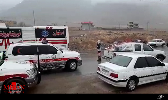 وضع نامساعد جوی در منطقه امداد رسانی سقوط هواپیما + فیلم