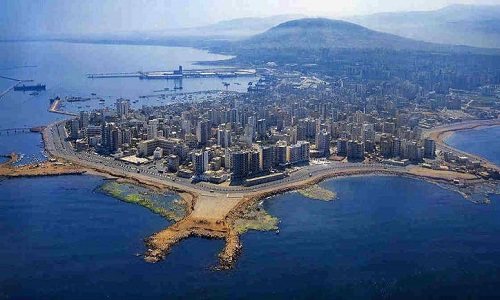 تصویر هوایی زیبا از دومین شهر بزرگ لبنان تصویر هوایی زیبا از دومین شهر بزرگ لبنان