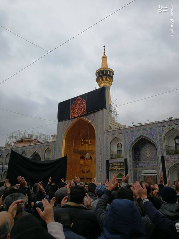 عزاداری شهادت حضرت زهرا (س) در حرم امام رضا (ع)+عکس