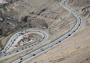 ۱۴ کیلومتر از بزرگراه هراز در ایام نوروز افتتاح می‌شود